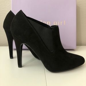 NEW MADDEN GIRL Black Sangriia Heel Booties